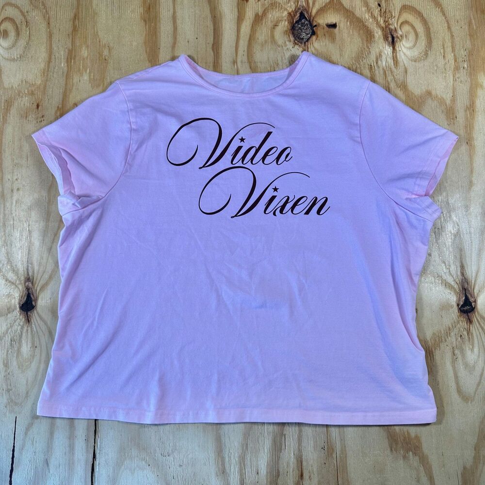 Sumwon Pink Video Vixen Baby Tee Shirt